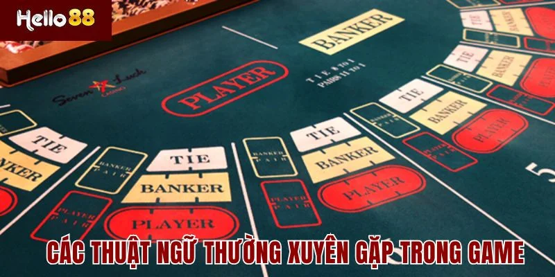 Các thuật ngữ thường xuyên gặp trong Baccarat online